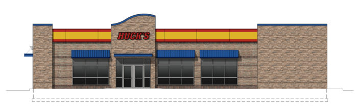 Huck’s Food & Fuel Stores – Front Elevation