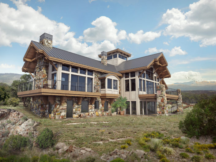 Timberframe Rendering New Mexico