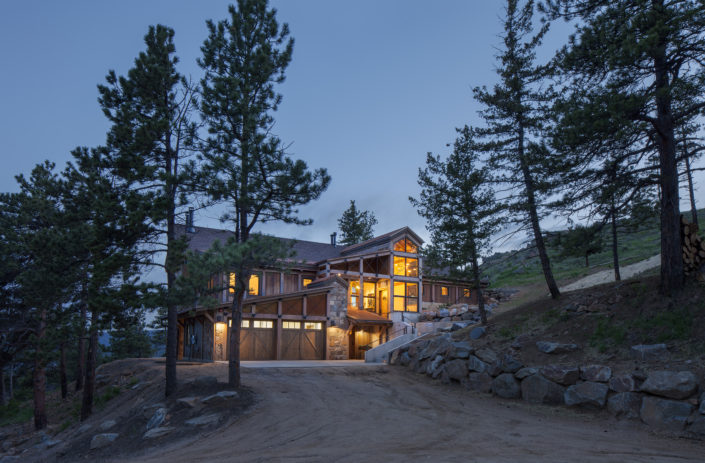 Four Mile Canyon – Driveway at Dusk