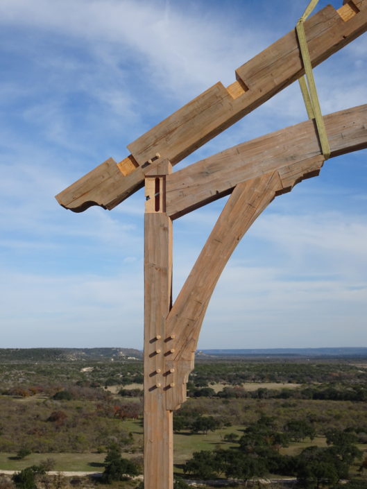 Timberframe Contstruction Hill Country Ranch Texas
