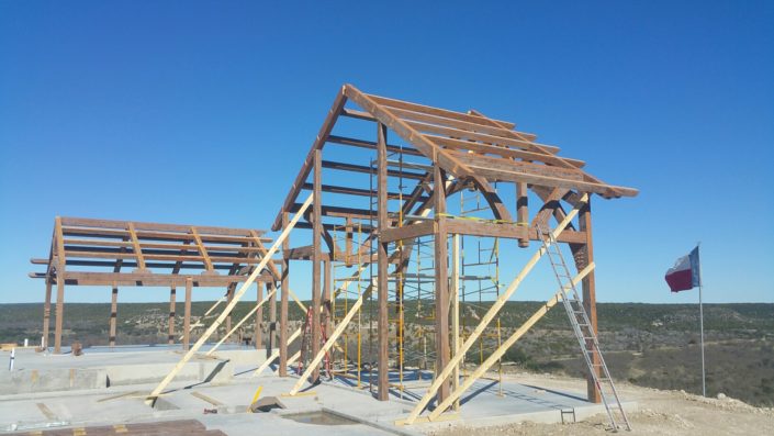 Timberframe Construction Tabberson Architects Texas