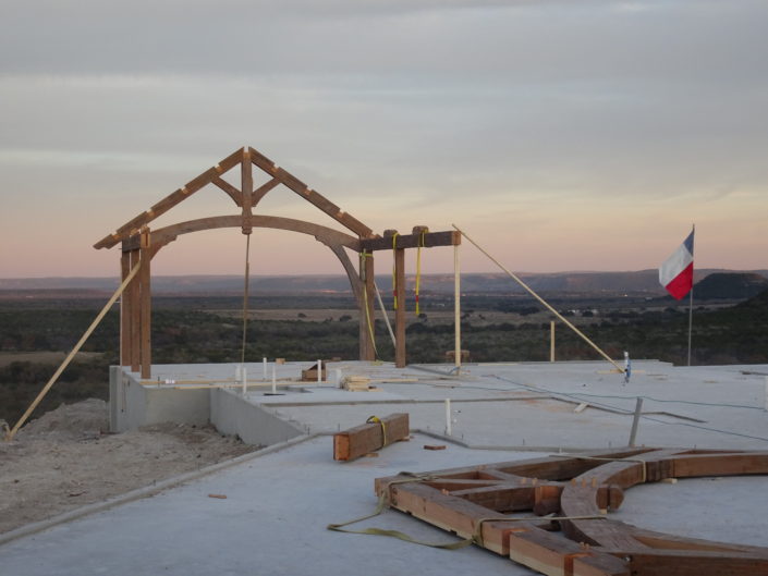 Timberframe Construction Ranch Texas