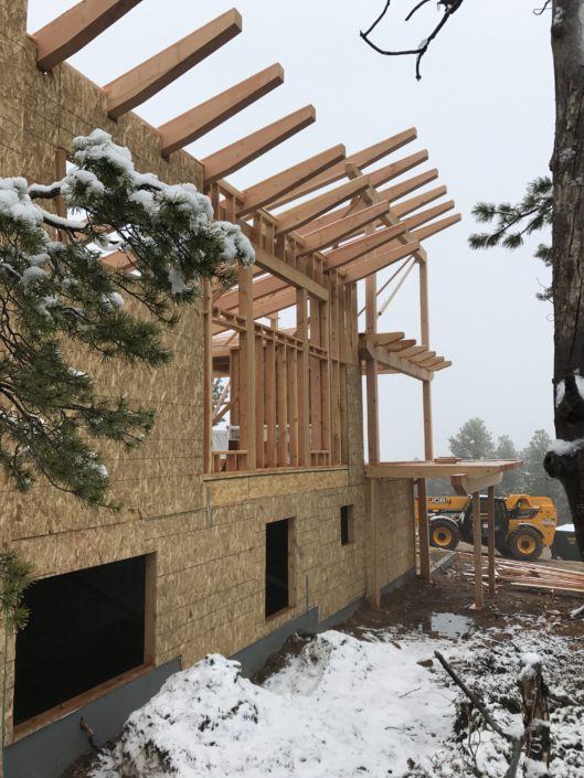 Colorado New Home Construction Timberframe
