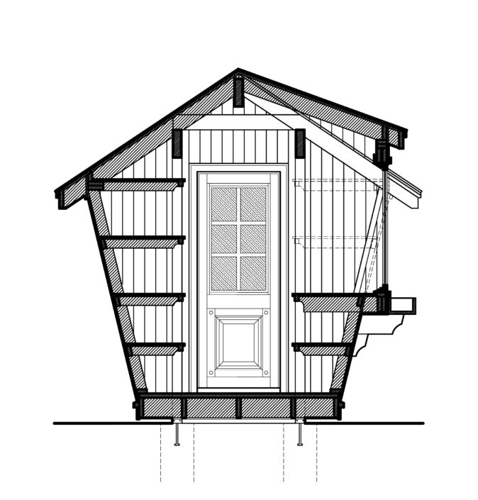 Architecture Drawing Shed Indiana