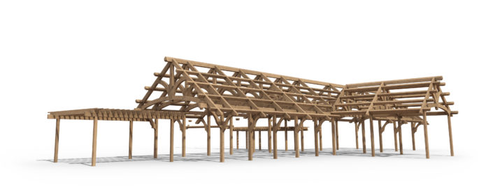Timberframe Rendering Tabberson Architects