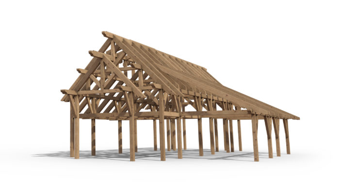 Timberframe Rendering Tabberson Architects