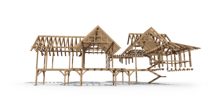 Timberframe Rendering Tabberson Architects