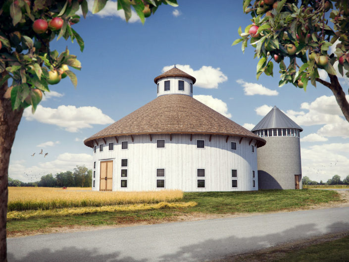 Hostetler Farms Event Center – Exterior Render