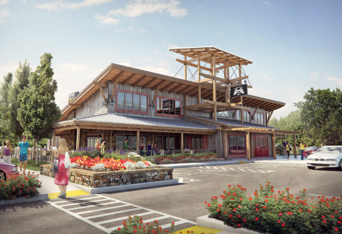Big Hoffa’s BBQ – Exterior Render