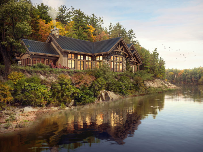 White River Sunrise – River Rendering