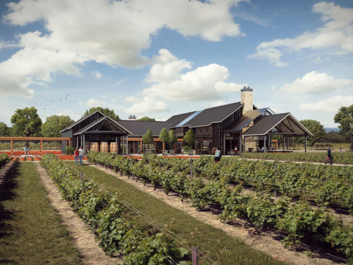 Blank Slate Winery – Daytime Render