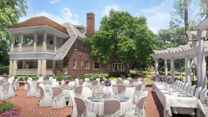 Meridian Park Wedding Venue – Pergola, House, and Gardens