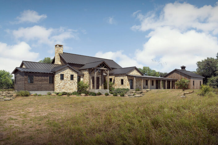 Cottonwood Ranch – Front Rendering