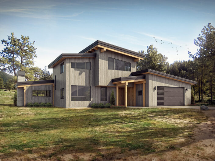 Rocky Mountain Modern – Front Rendering